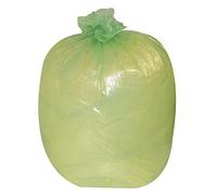 200x Jantex Refuse Rubbish Sacks Waste Bin Bags Green 380x290x180mm