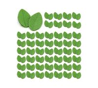 200X Leaves Artificial Flower for Wedding Decoration Garland Rose Leaf Foliage Decorative ,Green
