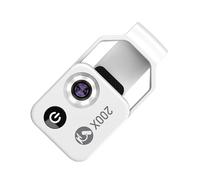 200X LED Lighted Pocket Microscope With Builtin LED Universally Smartphone Digiscoping Adapter Clip Macro Lens
