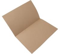 200x Manilla Foolscap Square Cut Folders 170gsm Economy Paper A4 Document File (200)