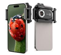 200x Mobile Phone Microscope Lens with CPL, Mobile Phone Microscope Lens with LED UV Light/Universal Clip, Practical Mini Microscope for Android/iPhone