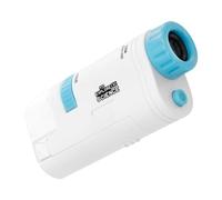 200x Zoom Kids Portable Microscope with LED, Handheld Pocket Microscope, Electric Mini Magnifying Glass for Kids Students Microbiological Observation Learning(Blue)