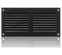 200x100mm / 8x4 inch Anthracite Metal Ventilation Grille with Flyscreen - Air Vent Cover