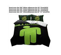 (200x200cm) Billie Printed Eilish Duvet Cover Pillowcase Bedding Three Piece Use Bedroom Set