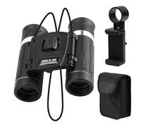 200x25 Compact Binoculars Portable Mini Binocular for Adults Boy, Portable Small Travel Binocular Binoculars for Outdoor Use Sutiable for Bird Watching Hiking Concerts, Gift for Thanksgiving Christmas