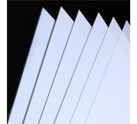200x250mm Rigid ABS Plastic Sheets for DIY Crafts, Thermoformable White Plastic Panels for Home Decor and Model Building(1mm 5pcs)