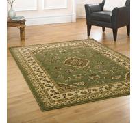 (200x290cm) Classic Oriental Sincerity Soft Sherborne Traditional Rugs in Green