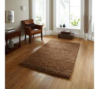 (200x290cm) Vista Shaggy Plain Thick Rugs 2236 Beige Small Large Thick Soft High Pile Mats