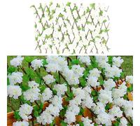 200x40cm Expanding Artificial Ivy Fence Screening，Expandable Privacy Panel, Realistic Faux Leaf Trellis for Balcony, Patio & Garden, Decorative Outdoor Fencing for Backyard, Easy to Install (1, B)