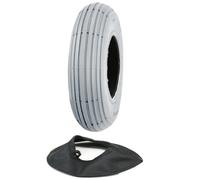 200x50 Mobility Scooter tyre & tube, grey tire non marking wheelchair pumped new
