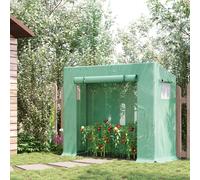 200x76x168cm Walk-in Garden Greenhouse Tomato Plant House Durable Frame Outsunny Green One Size