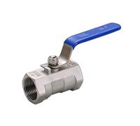 201/304/316 Stainless Steel Reducer Port 1-Piece Ball Valve DN8/DN10/DN15/DN20/DN25 1/2"16 Bar 0-80 C(DN20)
