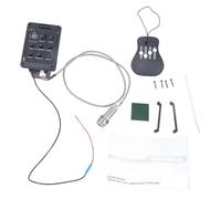 201 Acoustic Guitar Equalizers Tuner Piezo Pickup 4 Band Acoustic Guitar Pickup With Tuner Equalizers Accessories Preamp EQ Piezo