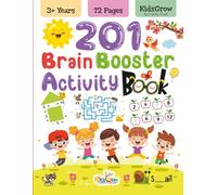 201 Brain Booster Activity Book: Fun Activities and Exercises For Kids | Tracing & Pattern, Colors & Maze, Shapes | Fun Learning Activities to Boost Brain Power for Kids | Ages 3+