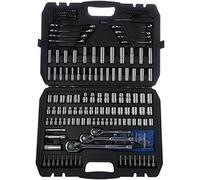 201 Piece Socket Set Professional Mechanics Tool Kit Ratchet Sockets