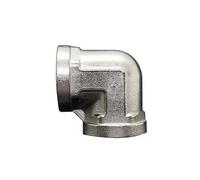 201 Stainless Steel Elbow 1/2" 3/4" 1" BSPP Female and Male Reduce Pipe Fitting Adapter Coupling Connector(Female DN25)
