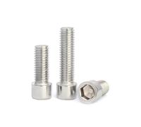 201 Stainless Steel Hexagon Socket Screw Cylindrical Head M2M2.5M3M4M5M6M8M10M12(50PCS M8X12mm)