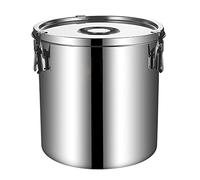 201 Stainless Steel Milk Can Heavy Duty Milk Jug Milk Transport Can Wine Pail Bucket Bottle Oil Barrel Tea Canister with Sealed Lid for Liquid Solid Storage,70L,20L