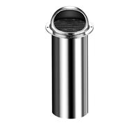 201 Stainless Steel Range Hood Range Hood Exhaust Pipe Exterior Wall Outlet Flue Through The Wall Wind And Rain Exhaust Extension Cover(160mm/500mm)