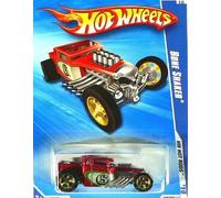 2010 Hot Wheels #05/10 HW Hot Rods Red BONE SHAKER 143/240 Collectible Car