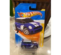 2011 Hot Wheels #30 New Models 30/50 MINI CHALLENGE Blue w/Chrome 5Y Spoke