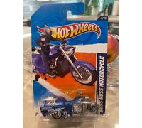 2011 Hot Wheels Main Street '11 BOSS HOSS MOTORCYCLE #8 of 10 #168 - Blue