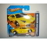2011 Hot Wheels SHORT CARD Lamborghini Reventon Yellow #118/244 by Mattel