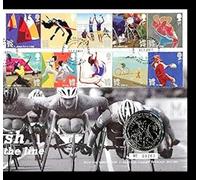 2011 The Countdown to 2012 London Sport The final push to the line £5 Coin/Stamps Cover - First Day Cover