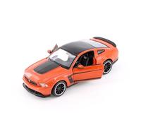 2012 Ford Mustang Boss 302 Hardtop, Orange - Showcasts 37269-1/24 Scale Diecast Model Car
