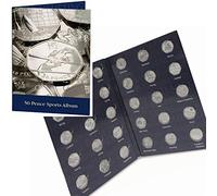 2012 London Olympic 50p Collectors Coin Album/Folder for 29 Coins & Completer Medallion - Lighthouse