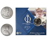 2012 Queen Diamond Jubilee Crown £5 Brilliant Uncirculated Coin in presentation Pack