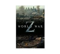 2013 Classic Action Horror Thriller World War Z Movie Poster Canvas Poster Bedroom Decor Sports Landscape Office Room Decor Gift Unframe:12x18inch(30x45cm)