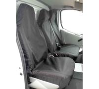 2013 For Citroen DISPATCH ENTERPRISE L2 HDI 125PS HEAVY DUTY 2+1 BLACK WATERPROOF VAN SEAT COVERS DRIVER + DOUBLE PASSENGER SEATS