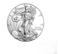 2013 U.S. Eagle The United States Statue of Liberty Silver Plated Coin 1 oz Uncirculated Commemorative Coin