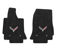 2014 C7 Corvette Stingray Floor Mats w/Flags: Black by Lloyd Mats