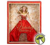 2014 Holiday Barbie Doll Blonde Mattel BDH13