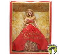 2014 Holiday Barbie Doll Blonde Mattel BDH13