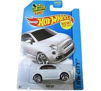 2014 Hot Wheels Hw City - Fiat 500 - White