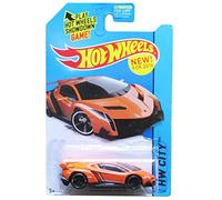 2014 Hot Wheels Hw City Lamborghini Veneno (Orange) by Mattel