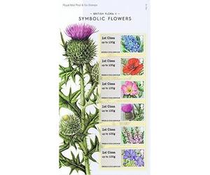 2014 Post and Go British Flora II - Symbolic Flowers Presentation Pack PPP16 (printed no. P&G16) - Royal Mail Stamps