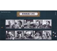 2014 Remarkable Lives Presentation Pack No.496 - Royal Mail Stamps