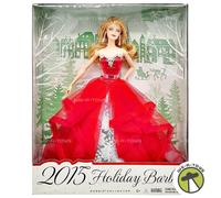 2015 Holiday Barbie Doll Blonde 2014 Mattel CHR76