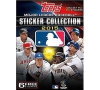 2015 Topps MLB Baseball Hobby Card Collector's Stickers ALBUM + 6 free stickers!
