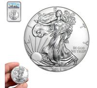 2015 U.S. Eagle The United States Statue of Liberty Silver Plated Coin 1 oz Uncirculated Commemorative Coin