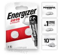 Energizer 2016/CR2016 Lithium Speciality Batteries (Pack of 2) 626986
