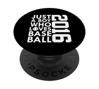 2016 JUST A BOY WHO LOVES BASEBALL 10TH BIRTHDAY PopSockets Adhesive PopGrip