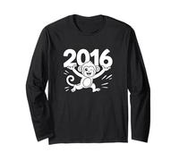 2016 Monkey - Chinese Zodiac Year Personalized Word Art Long Sleeve T-Shirt
