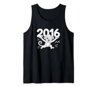 2016 Monkey - Chinese Zodiac Year Personalized Word Art Tank Top