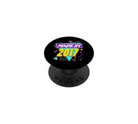 2017 Birth Year Old Nostalgic 90s Theme Retro Birthday Party PopSockets Adhesive PopGrip