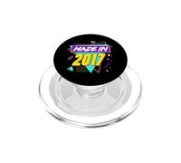 2017 Birth Year Old Nostalgic 90s Theme Retro Birthday Party PopSockets PopGrip for MagSafe